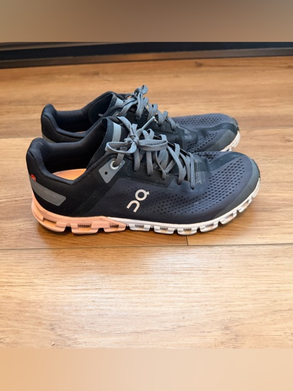 On Running Women's Athletic Sneakers - Black & Light Pink